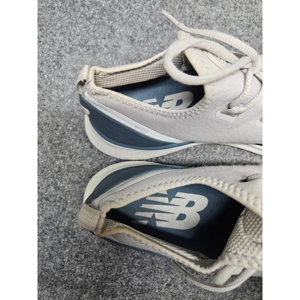 New Balance Fresh Foam Lazr V1 Men Athletic Shoe 9D Gray Knit‎ Lace Up Sneaker
